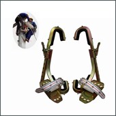 H钢脚扣电工铁路登高鞋 钢结构爬杆工具 工字钢脚钩h型钢铁鞋