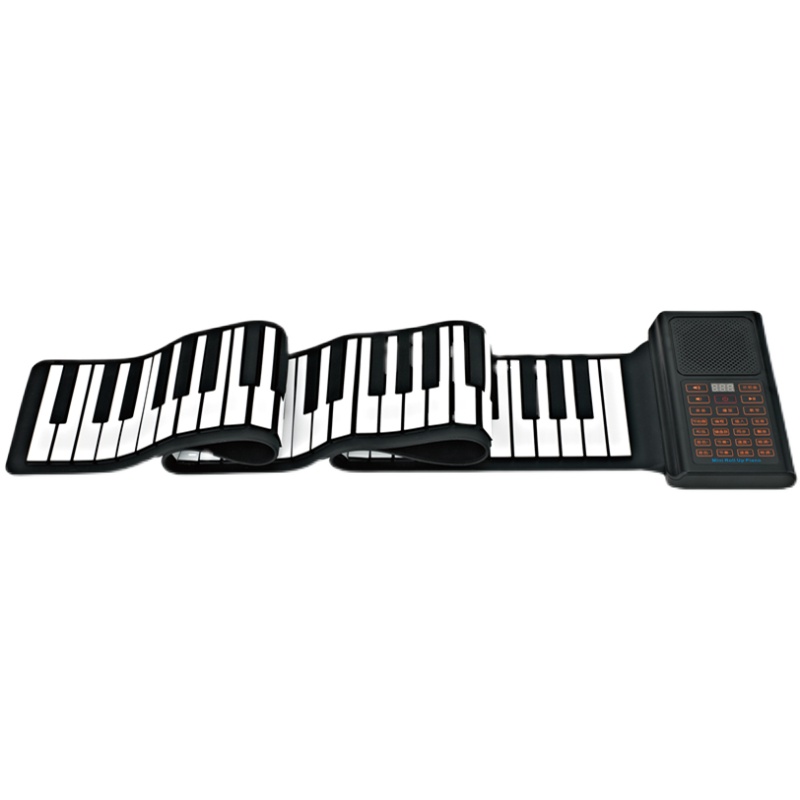 可折叠钢琴61键便携式简易手卷电子琴学生儿童初学者多功能软键盘