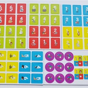 儿童拉密低幼桌游数感逻辑训练家庭亲子欢乐互动便携岁