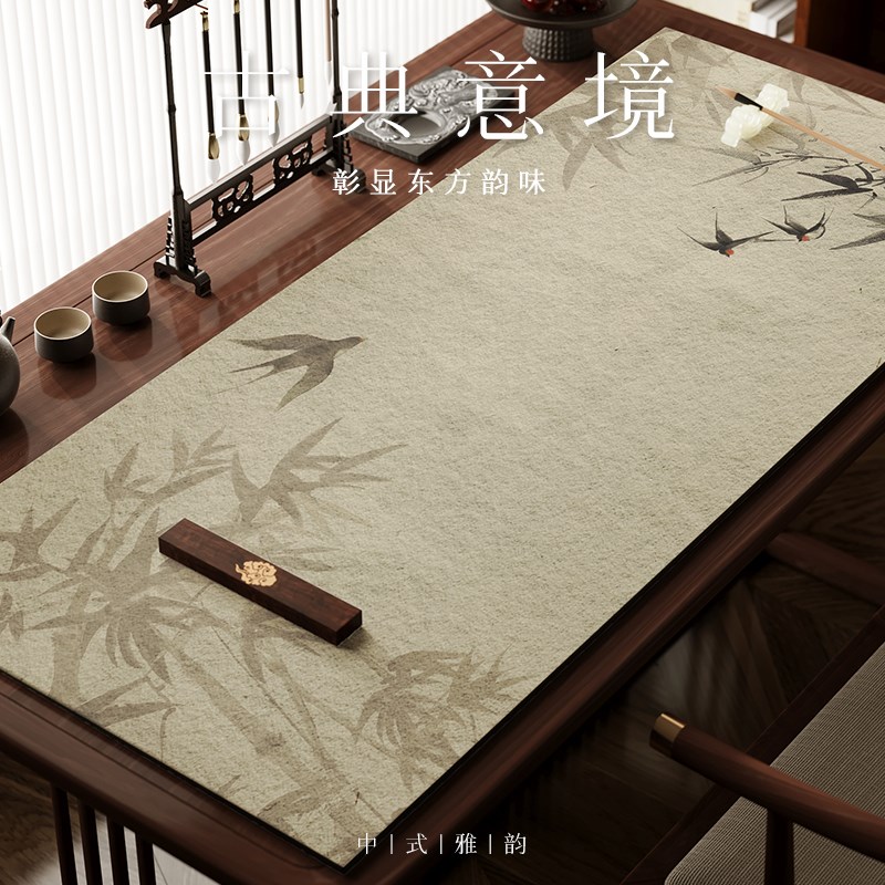 新羊毛毛毡垫书房书法桌垫毛笔字书法垫书桌垫垫布初学者书画 画