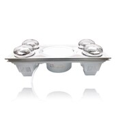 集成吊顶四灯三合一灯暖浴霸吸顶嵌入式 LD浴霸带换气