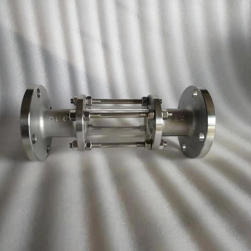 法兰视筒L玻璃视镜 抛光管道视盅 视镜