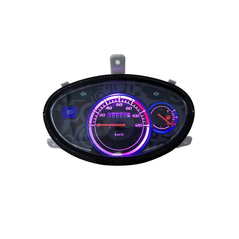 踏板车三阳鬼一仪表龟二龟五里程表仪表玻璃迅鹰战速仪表总成雨钻