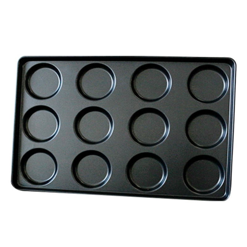 三能不沾汉堡烤盘 多连弧形汉堡烤盘烘焙模具 SN1620SN1617SN1616