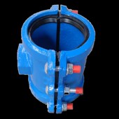 哈夫节分水三通E 普通外接头 球墨铸铁镀锌钢管分水器新款