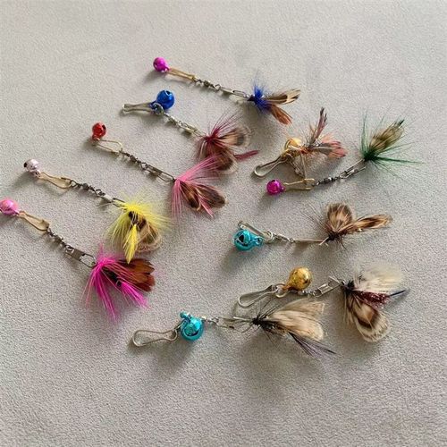 逗猫棒小飞虫替换头羽毛猫玩具赛级逗猫棒替换头昆虫幼猫玩具