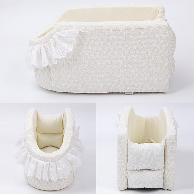 汪喵娘娘甜美宠物中控座位车载笼便携式汽车中控座椅小型猫狗适用