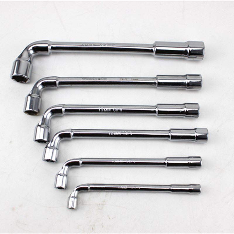 天驰L型套筒扳手烟斗多功能7字型弯头穿线扳手外六角双头修车工具