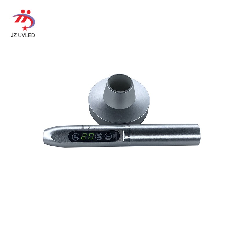 大功率手持便携式UV胶水固化灯UVLED365nm蓝紫光UV光固化机点光源