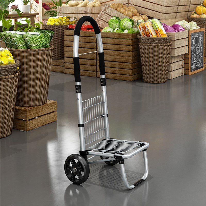 铝合金买菜车推车折叠手推车购物车家用老年菜篮小拉车拉货车轻便