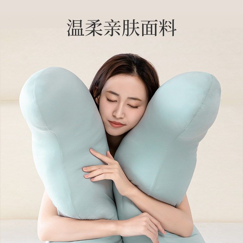 睡眠博士抱枕夹腿睡觉女生专用长条拆洗搂睡抱枕豌豆荚侧睡护腰