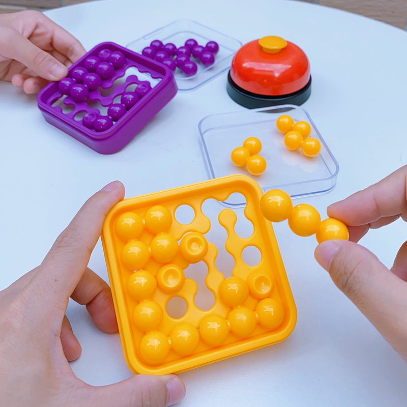 智慧迷你拼6-12岁儿童大脑益智思维逻辑训练桌游双人对战游戏玩具