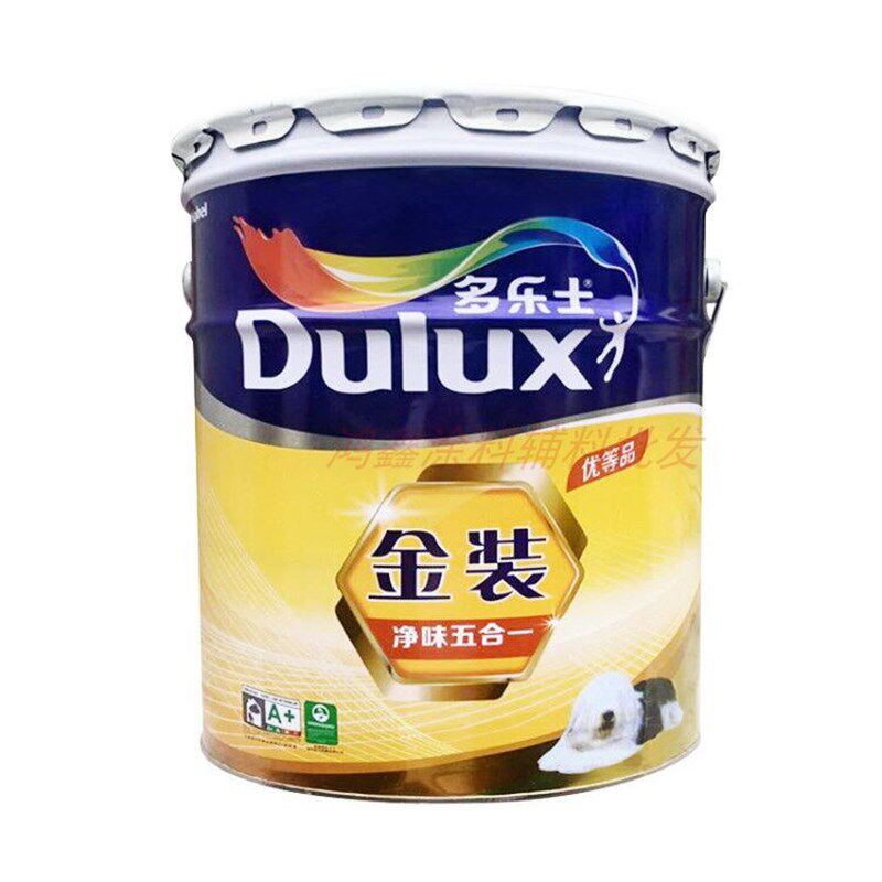 得利金装净味五合一竹炭环保漆无添加涂料水性漆自刷漆防霉L
