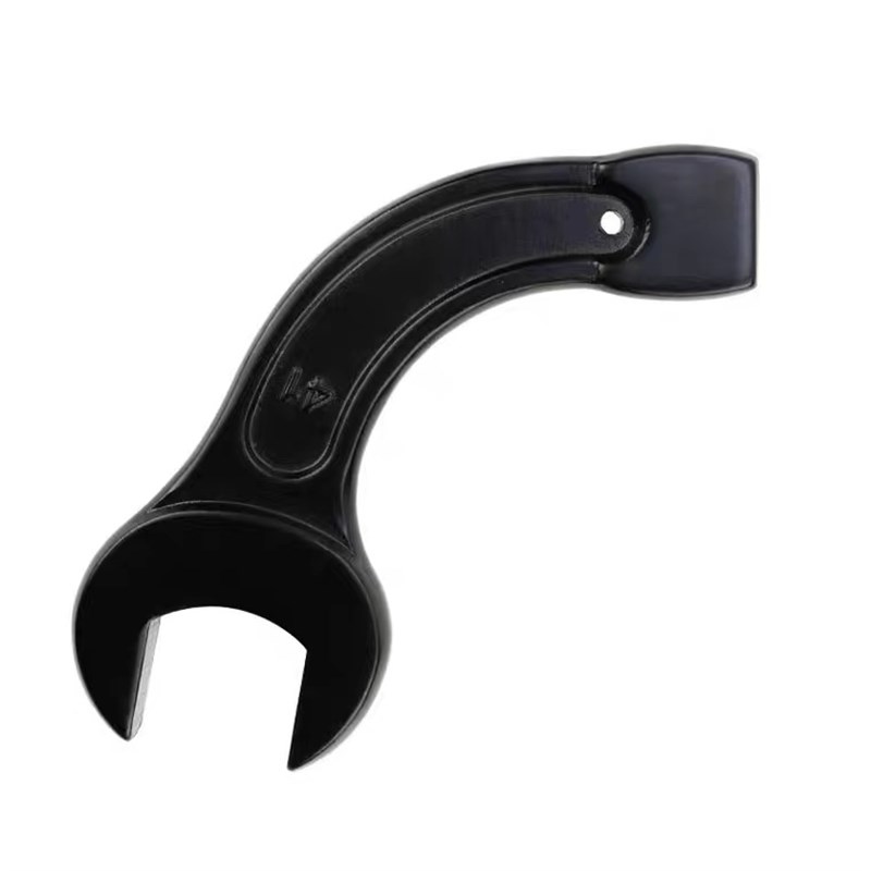 敲击弯柄重型开口锤打加强型锻打单头呆扳手加重加厚546-55-85