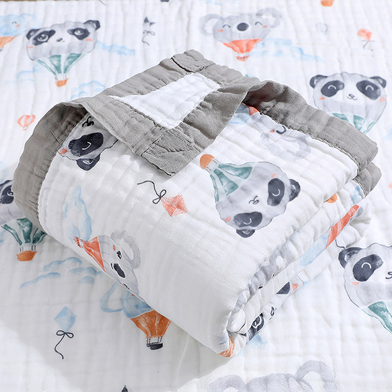婴儿浴巾纱布春夏六层纯棉超柔吸水新生儿童浴巾婴儿抱被童被盖毯,婴童用品,浴巾,淘宝优惠券,粉丝福利购,淘宝优惠卷