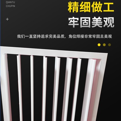 铝合金自垂百叶窗排出风口调节送风室外防雨风机自动换气扇通风口