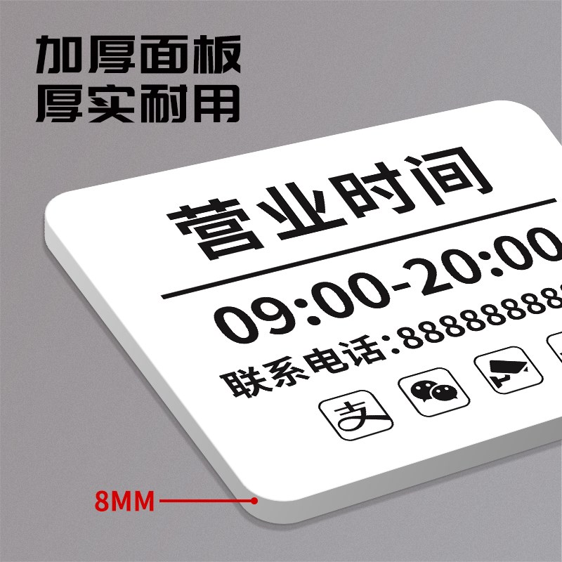 快递外卖请放门口温馨提示牌门贴指示牌门牌号码牌家用入户轻奢创