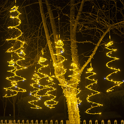 藤条柳条灯条状街道路亮化庭院树木春节户外防水树灯装饰灯悬挂灯