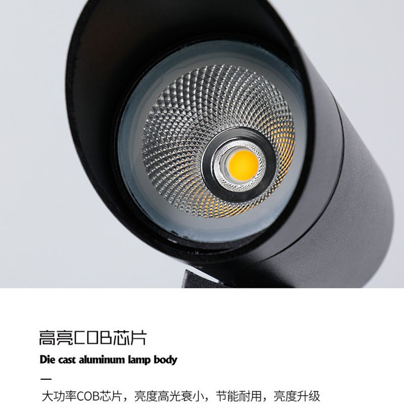 led户外防水投光灯花园照树灯彩色地插射树灯COB景观庭院投射灯