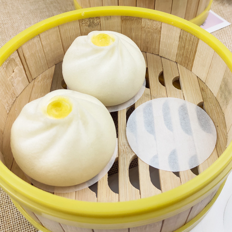 蒸笼纸蒸笼垫纸蒸包子纸不粘包底纸点心纸圆形一次性垫烘焙面包纸