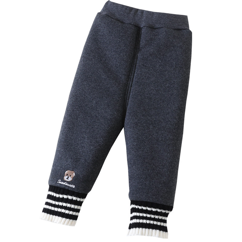 女童冬季加绒打底裤外穿婴儿棉裤小童加厚夹棉女宝宝一条过冬裤子