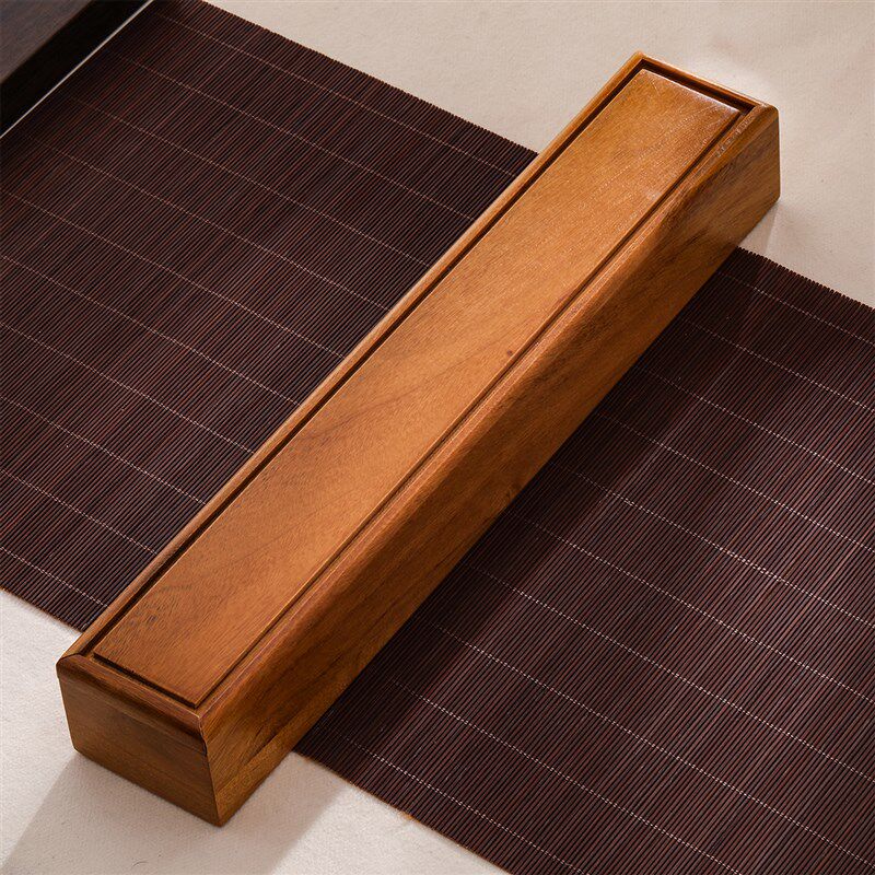 锦瑟文法香樟木仿古毛笔收纳盒中式礼盒大小号收藏送礼专用防虫蛀