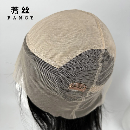 芳丝假发高端全蕾丝前后递针随意分缝全真发辫子发可露发际线假发