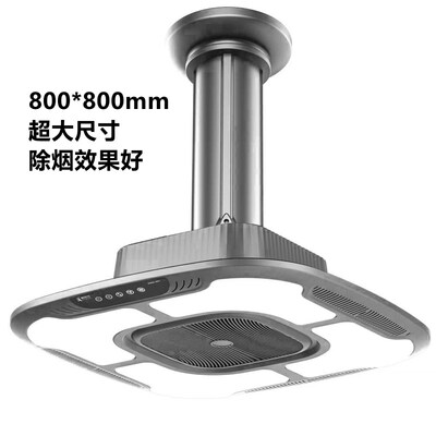 麻将机吸烟灯棋牌室净化灯空气净化器麻将馆除抽烟机遥控升降吊灯