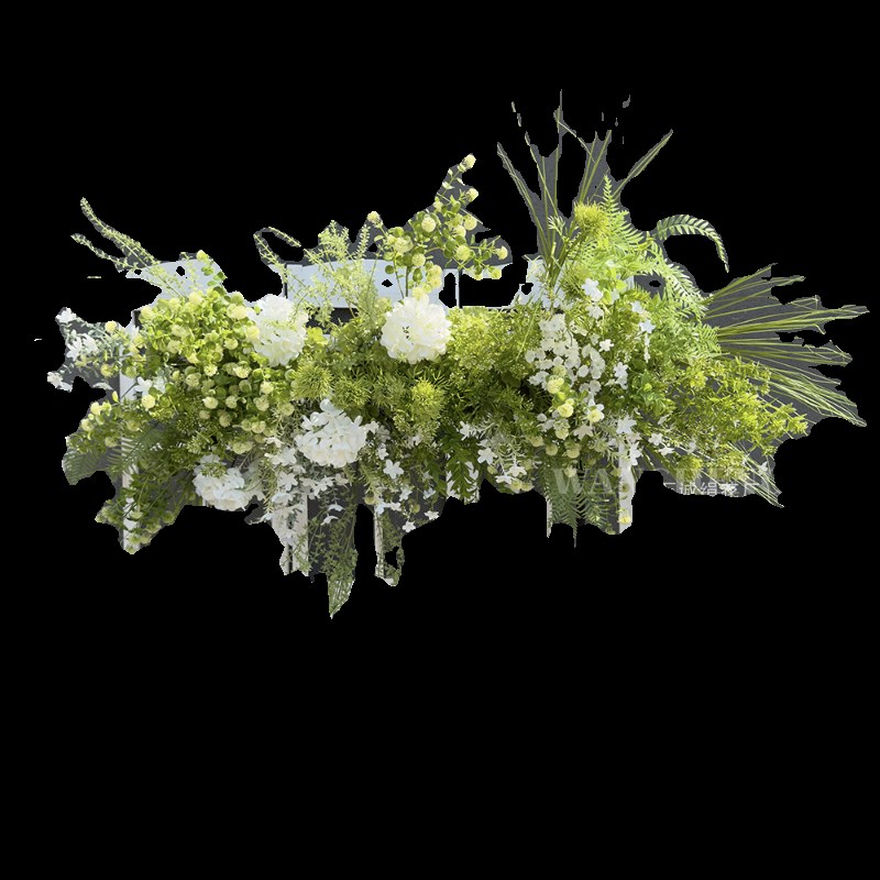 新款森系门头门头花门楣仿真花咖啡店花店店门口橱窗开业花艺装饰