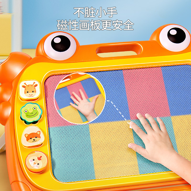超大儿童画板磁性写字板婴幼儿宝宝擦涂鸦彩色磁力画画