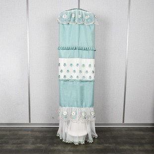 挂烫机罩蕾丝布艺杆衣架全包拉链防尘罩落地家用圆柱罩子