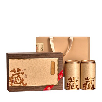 春节新款茶叶包装盒空礼盒红茶绿茶半斤一斤装通用茶叶盒定制
