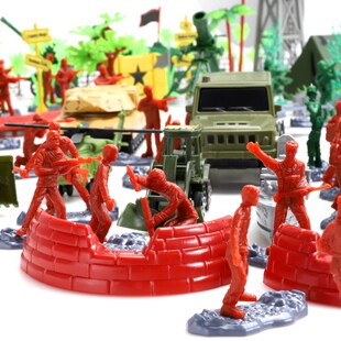 J旧义军事小兵打仗装美军反恐突击士兵战争沙盘礼品
