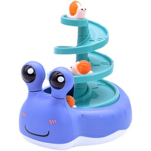 儿童轨道小蜗牛惯性滑行车小孩想象力益智男孩女孩滑翔车滑梯