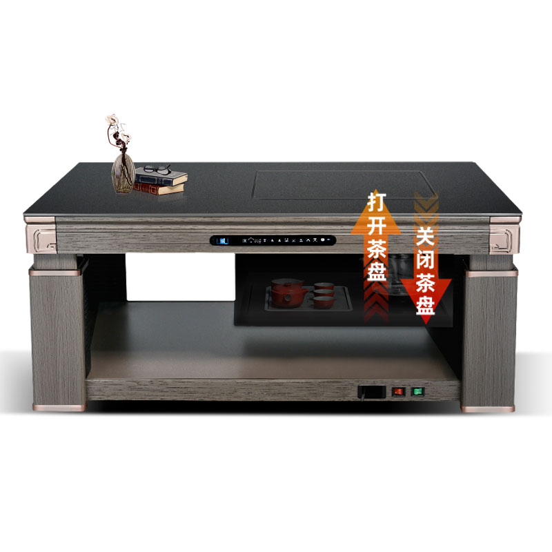 新款取暖桌茶几客厅家用烤火炉一体电暖桌办公室烧水泡茶台功夫茶