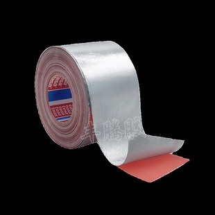 德莎玻璃纤维布铝箔胶带发动机舱线束辐射热源屏蔽保护