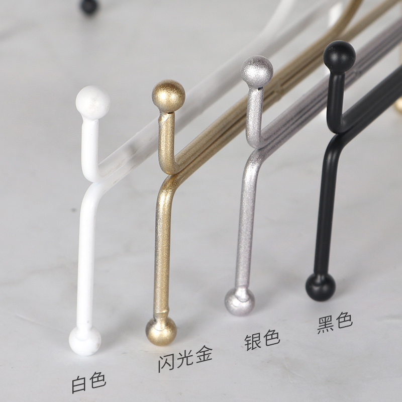 大号圆形钟表瓷盘支架托架挂钟装饰盘壁画底座架子金属展示架