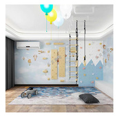 儿童室内攀岩墙家用安全攀爬架云梯绳梯大型儿童乐园体能训练