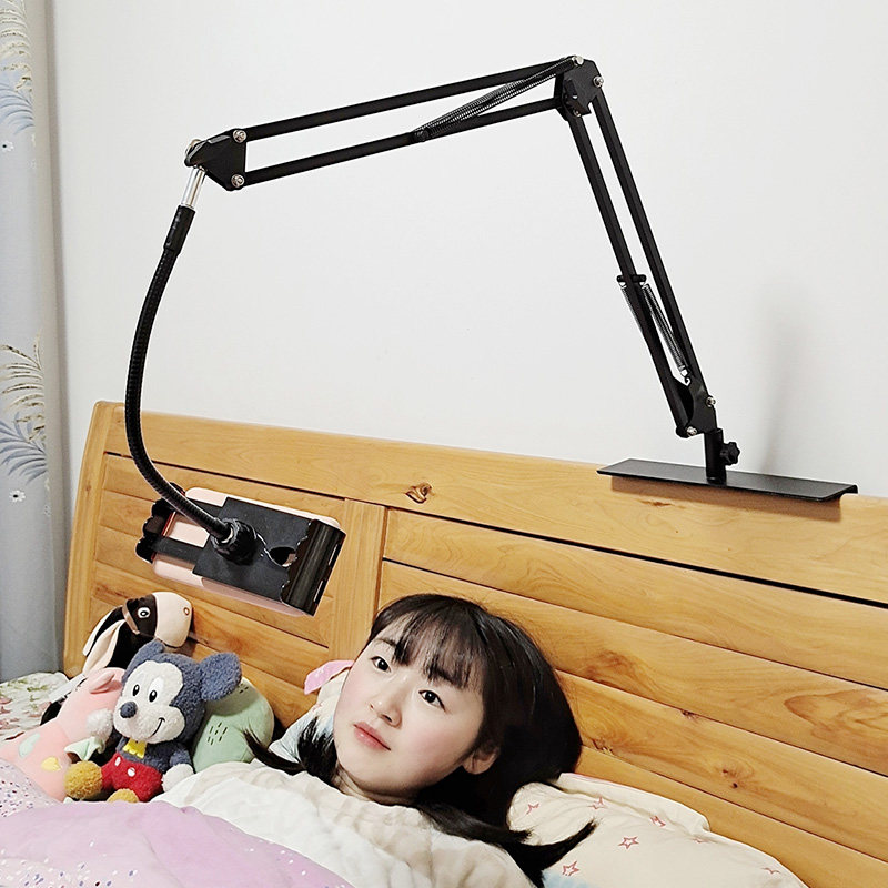 懒支架床头手架免打追剧看电视手id平板通用夹桌面宿舍床上刷抖音
