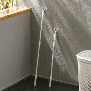 撑衣杆家用晾衣杆丫叉伸缩铝杆叉头宿舍加长挑挂取晒阳台衣叉杆