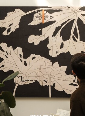 集木室物所荷韵风裳挂画装饰画客客厅入户玄关沙发背景墙卧室画