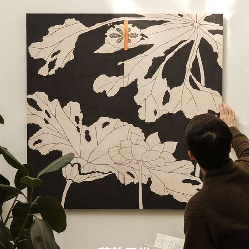 集木室物所荷韵风裳挂画装饰画客客厅入户玄关沙发背景墙卧室画