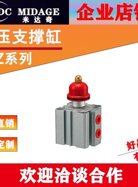 浮动支撑缸FZQ工件夹具辅助支撑气缸 汽模平动顶撑锁紧