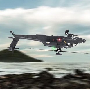 羽翔总代 F阿帕奇遥控直升机 G定位D倒飞航模飞机智能返航