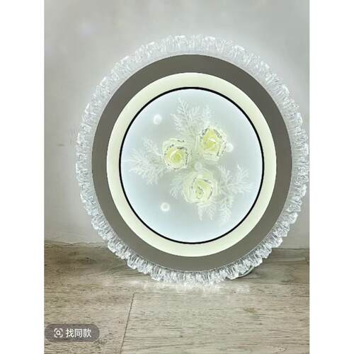 中山智能卧室吸顶灯Led休闲现代房间灯圆形餐厅书房温馨卧室灯