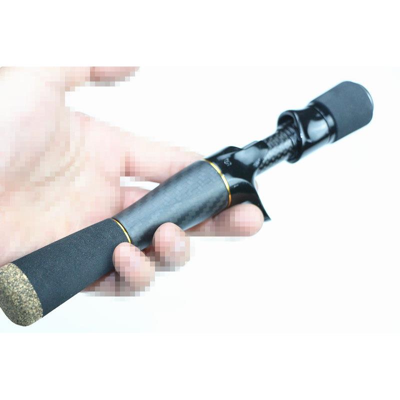 DIY马口竿筏竿冰钓竿碳素握把手3K碳布轻型手柄加兴泰轮座套装