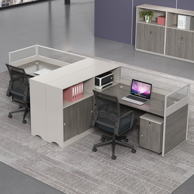 办公桌椅现代办公家具创意员工位2人办公室电脑职员桌