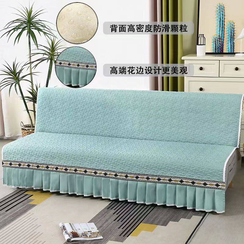 摺叠全盖两用沙发垫子四季通用防滑沙发罩两三人沙发牀罩
