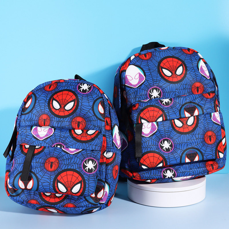 2新款幼儿园书包岁男童卡通Q版萌萌蜘蛛侠男孩子轻便背包个性