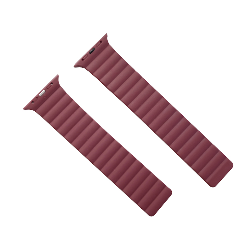 磁吸式彩色硅胶表带 适用于AW1-7代的 45/44/40mm135-250mm腕围
